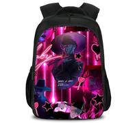 ZVD Ola Coreana Mochila Mochila De Gran Capacidad Con Estampado De Películas De Anime, Impermeable Y Portátil, Ideal Para Niños, Niñas Y Fanáticos Del Ola Coreana (M)