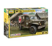 Zvezda - Maquette plastique Dodge WC-54 Ambulance - Échelle 1/35