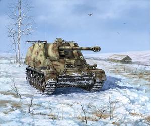 Zvezda 120116 926291 1/100 Sd.Kfz.164, rhinocéros