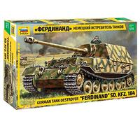 Zvezda 3653 500783653-1:35 SD. Voiture 184 Ferdinand Tiger, modélisme, Construction sur Pied, Bricolage, Bricolage, kit de Construction en Plastique, Non laqué