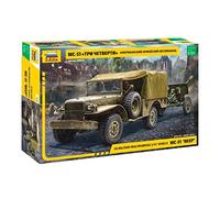 Zvezda -3656-WC-51 Beep US Military Multipurpose 3/4T Véhicule Échelle 1/35, Model Kit, ZS3656