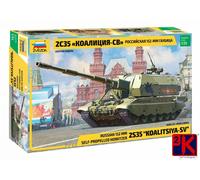 Zvezda 3677 Koalitsiya-Sv Russe S. P. G. Kit Plastique 1/35 Echelle T48