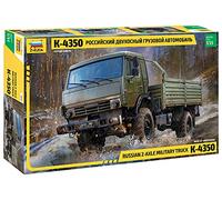 Zvezda Maquette plastique Camion militaire russe K-4350 2 essieux 1:35 Kit à monter 3692