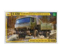 Zvezda Maquette plastique Camion militaire russe K-4350 2 essieux 1:35 Kit à monter 3692