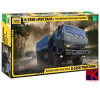 Zvezda Maquette plastique Kamaz 5350 Mustang – Kit 1:35 pour débutants