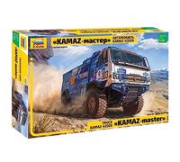 Zvezda 43005-KAMAZ Rallye Truck, échelle 1/43, Plastic Model Kit, ZS43005, Multicolore