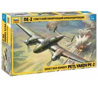 ZVEZDA 4809 1/48 Petlyakov PE-2 Bombardier En Piqué Soviétique