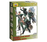 Troupe Allemande German 120-mm Mortier 42 Avec Remorque Et équipagemaquette Figu