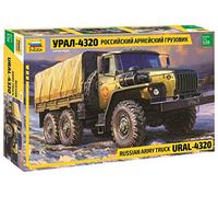 Zvezda Maquette Camion russe Ural 4320 1:35 – Kit plastique non peint (Moyen)