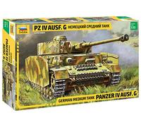 Zvezda 500783674 German Medium Tank Panzer IV AUSF.G Véhicule 500783674-1:35 (SD.Kfz.161) - Kit de modélisme en Plastique - Kit de Construction pour débutant - Détail - Camouflage
