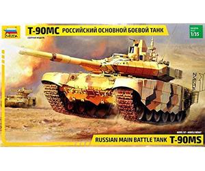 Zvezda 500783675-1:35 Russian Main Battle Tank - Maquette - Kit de Construction - Kit de Construction - Modélisme sur Pied - Loisirs créatifs - Kit de Construction en Plastique - Non laqué