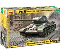 1:35 Zvezda Soviet Medium Tank T-34/85 (New Molds) Kit ZS3687 Modellino