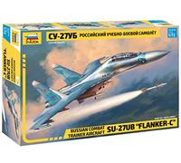 Zvezda 500787294 Sukhoi SU-27 UB Flanker-C, modélisme, kit de Construction, modélisme, Loisirs, Bricolage, kit de Construction en Plastique