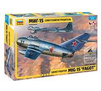 Mig-15 " Fagot " Fighter Plastique Kit 1:72 Model Zvezda