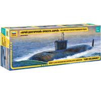 Zvezda 500789061-1:72 Nuclear Submarine Yuri Dolgorukij, modélisme, kit de Const