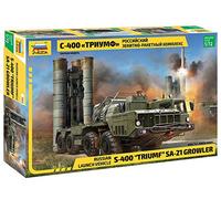 Zvezda 5068 1:72 S-400 Triumf AA Missile Sys. SA-21 - Kit de modélisme, kit de Construction en Plastique, kit à Assembler, réplique détaillée