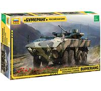 Zvezda 530003696 530003696-1:35 "Bumerang-BM Russ.InfantryFight.Veh-Plastikbausatz-Modellbausatz-Montage-Set für Einsteiger-detailliert, unlackiert
