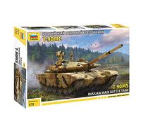Zvezda 530005065 1:72 T-90MS Russian Main Battle Tank Kit de modélisation en Plastique à Assembler Rouge
