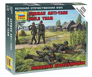 Zvezda 6216 Modèle à Monter German Anti Tank Rifle Team Échelle 1/72