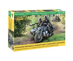 Zvezda 923717-1/35 Zündapp K800 avec chariot latéral - Échelle 1:35