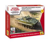 Zvezda 7427-1/100 Russian Infantry Combat Véhicule Bmp-3 (4/24)