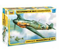 Messerschmitt Bf-109 F2 German Fighter-Zvezda
