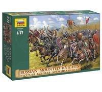 ZVEZDA Figurine Chevaliers Montés Russe XIII-XIV Siècle A.D. 1:72 Kit