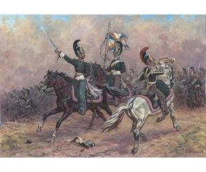 Zvezda Figurines Militaires : Etat Major Dragons Russes à Cheval 1812-1814