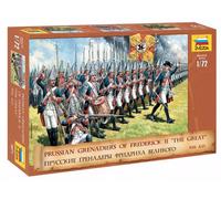 Zvezda - 8071 - Maquette - Prussian Grenadiers Of Frederick II " The Great " - Echelle 1:72