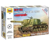 ZVEZDA ISU-152 Canon Automoteur Soviétique Kit Maquette Plastique 1:72