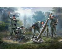 ZVEZDA Kit Maquette Figurine 1:72 Canon 120mm Avec Équipage Plastique