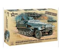 Zvezda - Maquette Blindé Sd.Kfz.251/3 Ausf.B Mittlerer FunkpanzerwagenZvezda36041:35 Maquette Char Promo - Ref : 1076-Autre Multicolore
