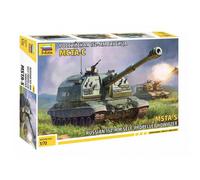 ZVEZDA - Maquette Char Russian 152 Mm Self-propelled Howitzer Msta-s|zvezda|5045|1:72 Maquette Char Promo - Ref : 9439