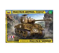 1:35 ZVEZDA Tank M4A3 Wepmah Military 1944 Kit ZS3676