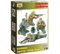 Zvezda - Maquette - Tireurs d'élite Allemands - Echelle 1:35 - Modèle aléatoire
