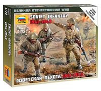 Zvezda Models 172 Soviet Infantry 1941 (Snap Kit)