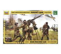 Zvezda - Soviet Dshk Machine Gun With Crew Wwiimaquette Figurine Soviet Dshk Machine Gun With Crew Wwii Zvezda 3609 1:35 Figurine Miniature
