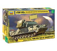 Zvezda Véhicule 3633 1:35 Portail 2M/SA-15 Gauntlet Russ.Kit de modélisation Anti-air, kit de Construction en Plastique, à Assembler, réplique détaillée Non Peinte