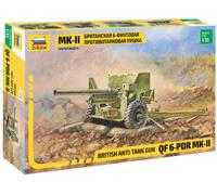 Zvezda - Z3518 - Maquette - Char d'assaut - Canon Britannique 6 Livres