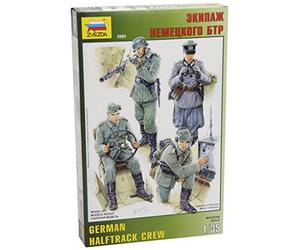 Zvezda - Z3585 - Maquette - Equipage de Halftrack Allemand - Echelle 1:35