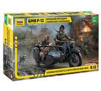 Zvezda - Z3607 - Maquette - Sidecar Allemand R12 - Echelle 1:35