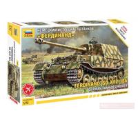 Zvezda Z5041 Ferdinand SD.KFZ.184 KIT 1:72 MODELLINO Model Compatible avec