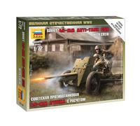 Zvezda - Z6112 - Maquette - Canon Soviétique 45MM - Echelle 1:72