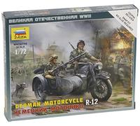 Zvezda - Z6142 - Maquette - Side Car Allemand R-12 - Echelle 1:72