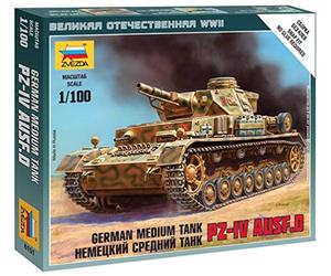 Zvezda - Z6151 - Maquette - Panzer IV Ausf D - Echelle 1:100