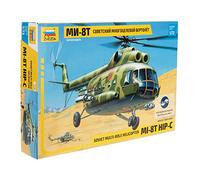 MIL MI-8T "HIP-C" SOVIET MULTI-ROLE HELICOPTER - ZVEZDA 1/72 Plastic Kit