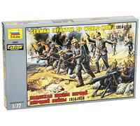 1:72 ZVEZDA Figures Soldier German Infantry Of World War I Kit ZS8083