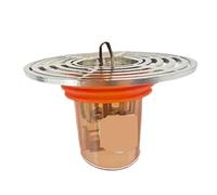 ZVfsdgSDFG Bouchon de Douche, Siphon de Sol Toilettes, canalisation d'égout, Couvercle(2Pcs)