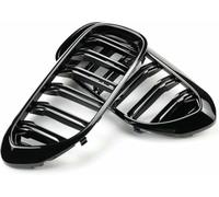 ZVFZGFGR Calandre Avant de Voiture Noir Brillant à Double lamelles, Accessoires de Voiture, calandre de radiateur pour BMW pour 5 Series G30 G31 2017 2018 2019 2020