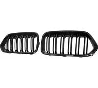 ZVFZGFGR Calandre Avant de Voiture Noir Brillant à Double lamelles, Accessoires de Voiture, calandre de radiateur pour X2 F39 2018 2019 2020 2021 2022